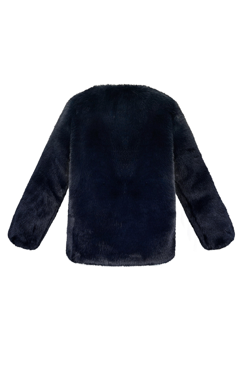 Manteau En Fourrure Synthétique Femme Chaud Manches Longues Image2