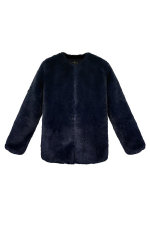 Manteau En Fourrure Synthétique Femme Chaud Manches Longues h5