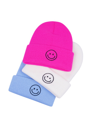 Bonnet Coloré Avec Smiley h5 Image4
