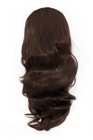 Queue De Cheval Glamour - Marron Foncé h5 