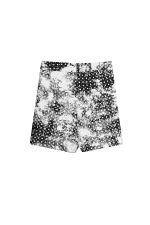 Cotton Femmes Shorts Hauts À Imprimé Abstrait h5 Image6