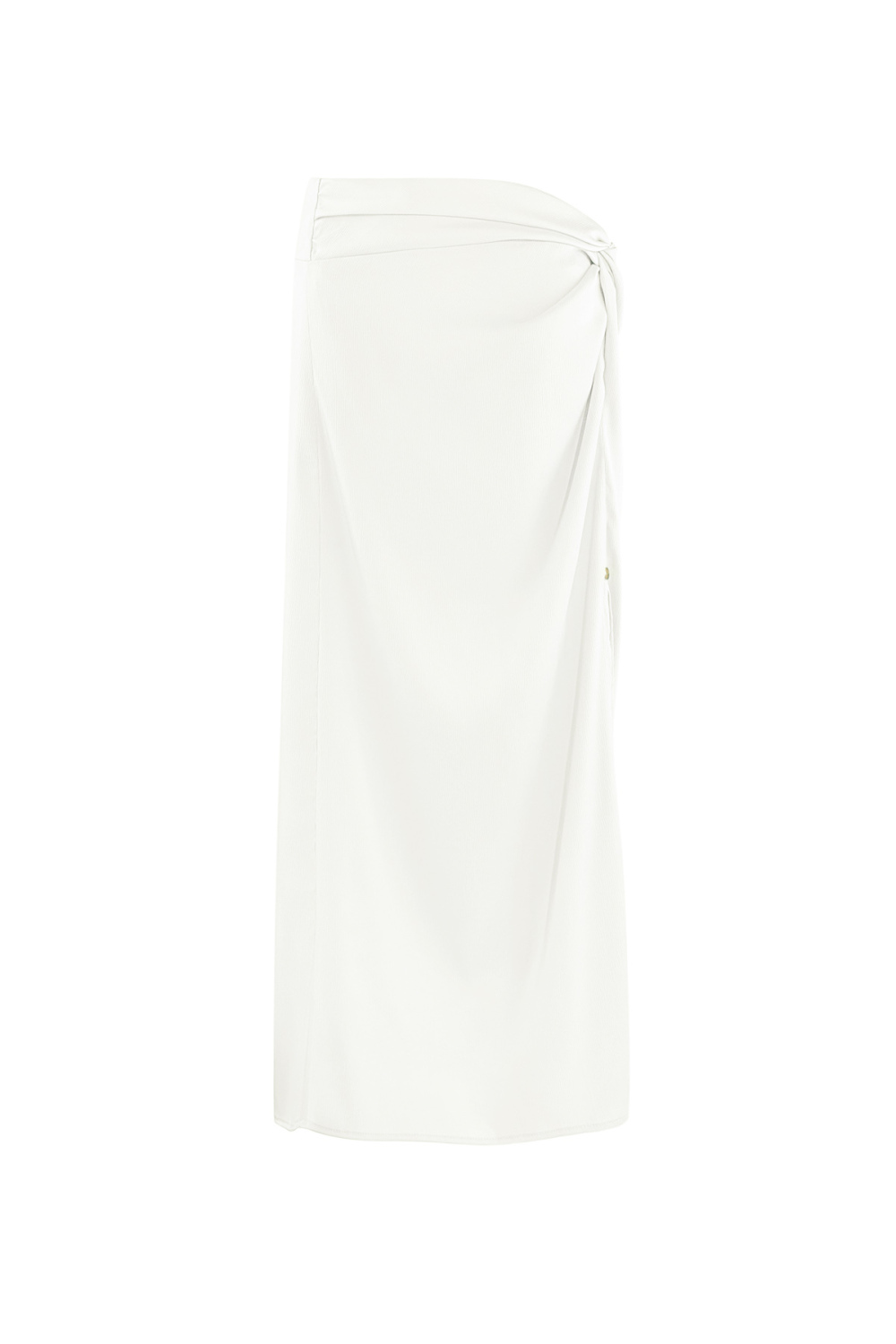 Jupe Enveloppante Femme Polyester Fente Latérale Élégante 