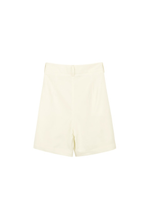 Shorts Haute Taille Femme En Polyester Conception Poche Fonctionnelle h5 Image2