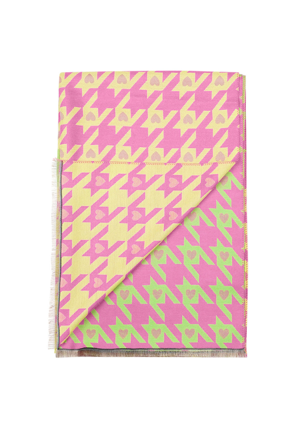 Foulard Coeur Fluo Image4