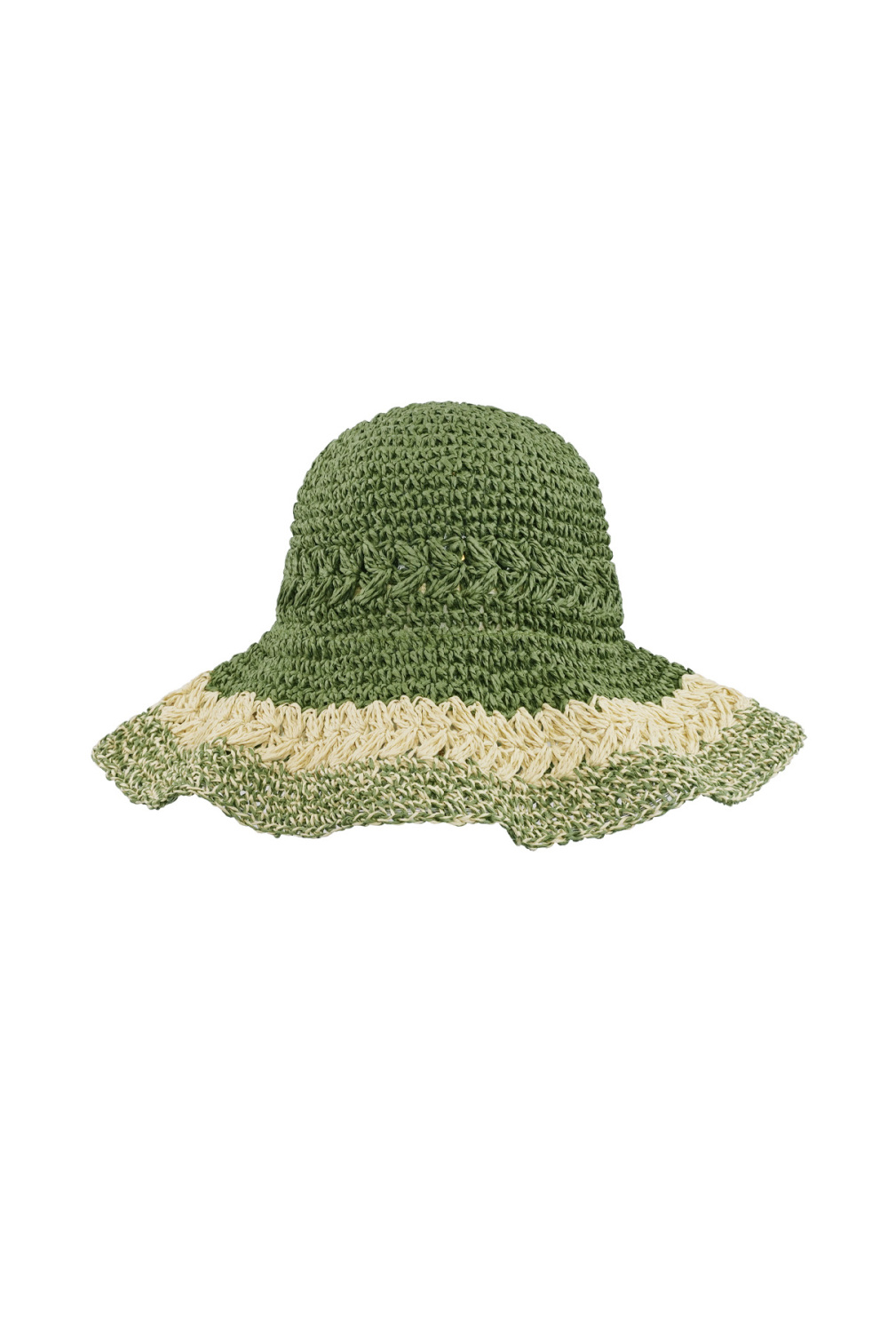 Bonnet Tressé À Couches 