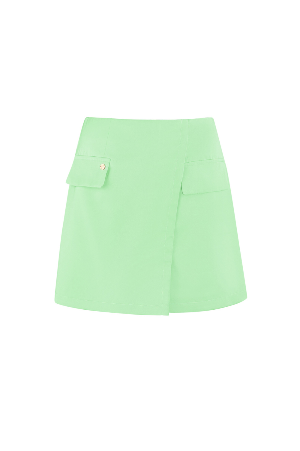 Jupe Mini Femme En Polyester Asymétrique Wrap Sportive 