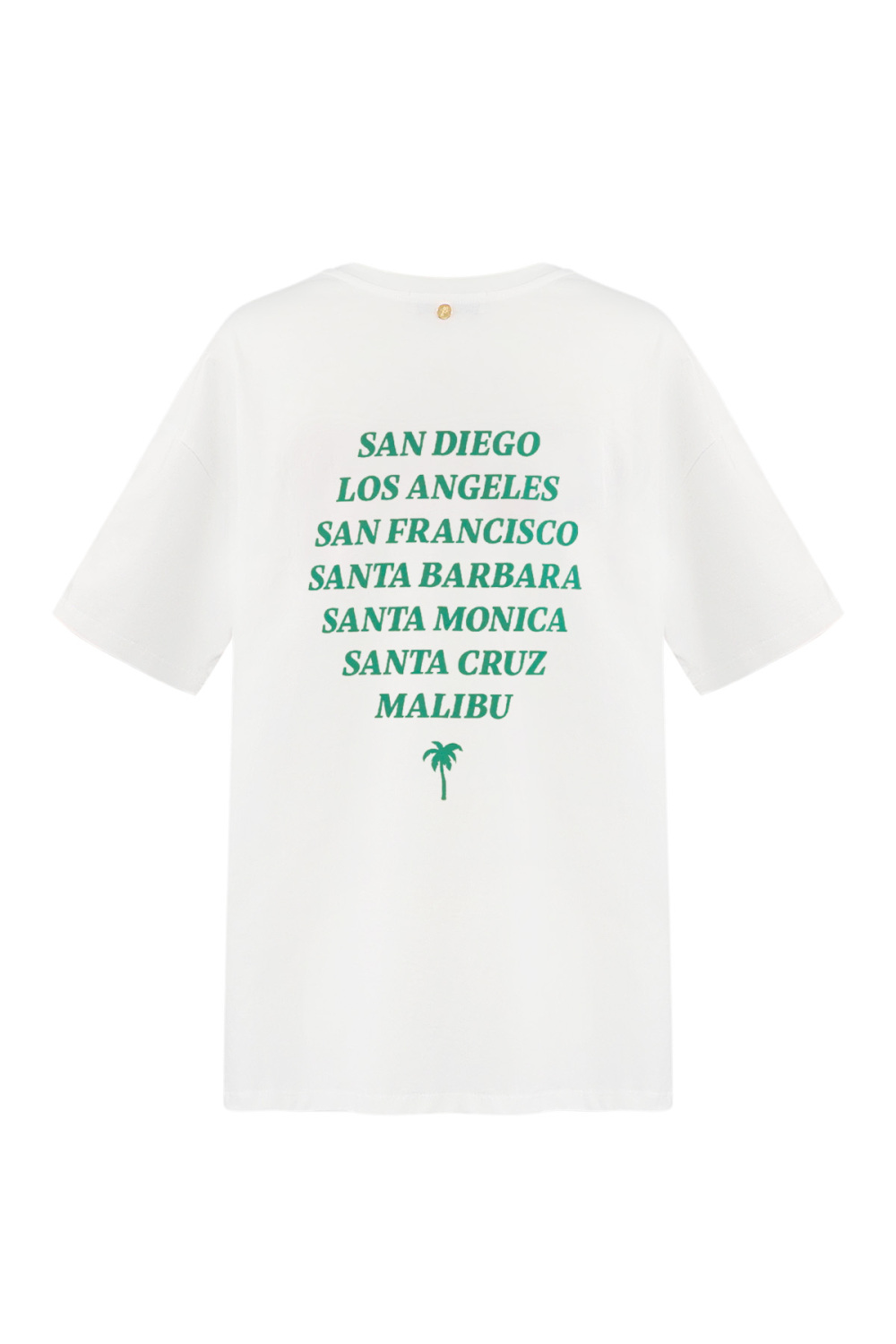 Coton T-Shirt Femme Imprimé Villes De Californie Image7