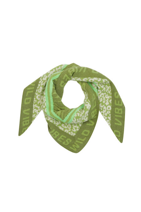 Foulard Wild Glow - vert & vert vif 2