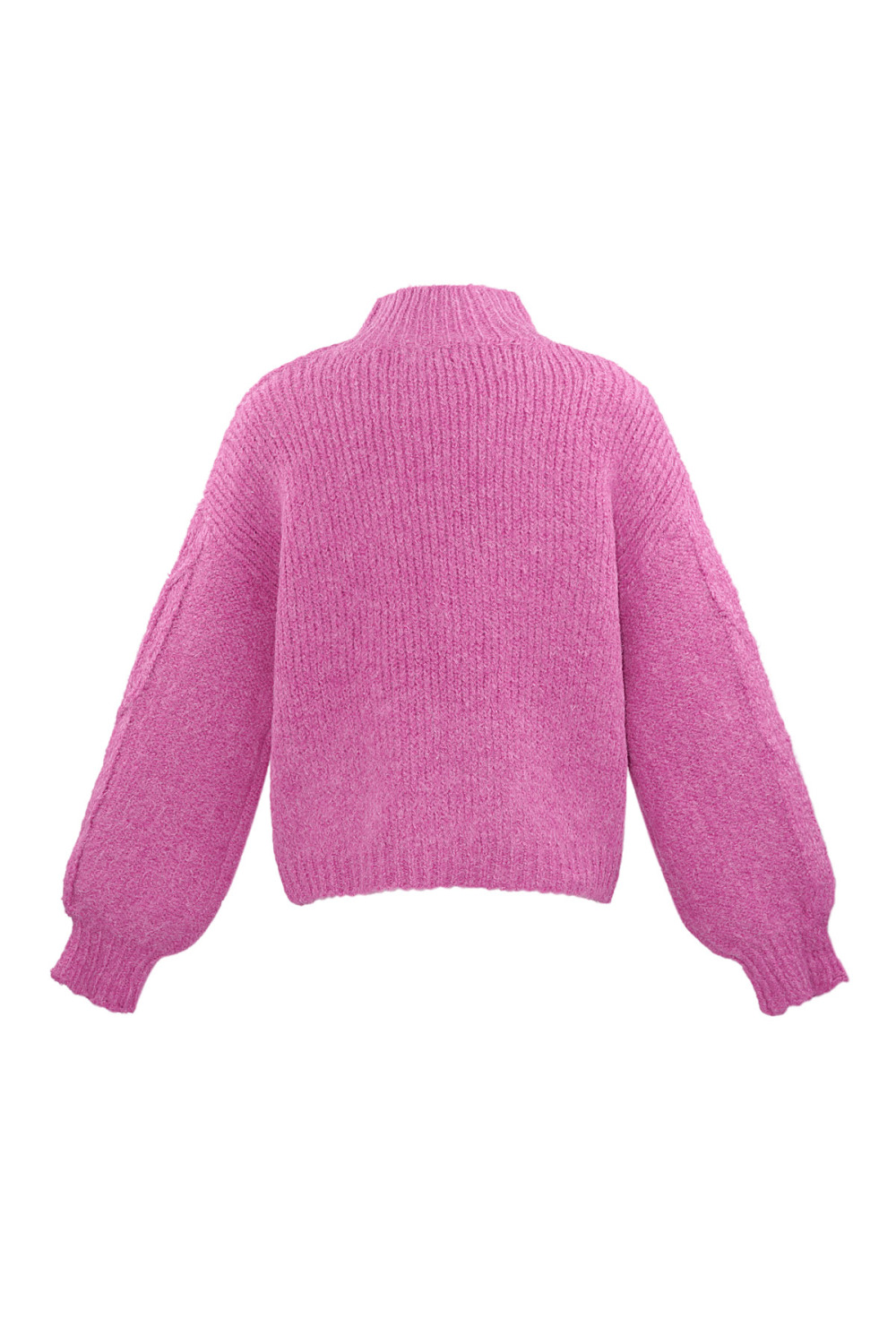 Pull En Acrylique Tricoté Pour Femme Col Roulé Oversized Image7