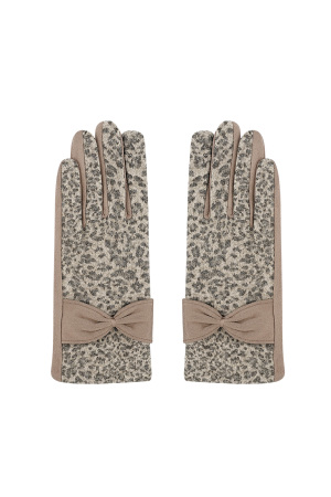 Gants Léopard Chic - Marron h5