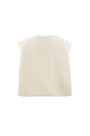 Woven Polyester Fiber Gilet Femme Casual Solid Color Fall/Winter h5 Image6
