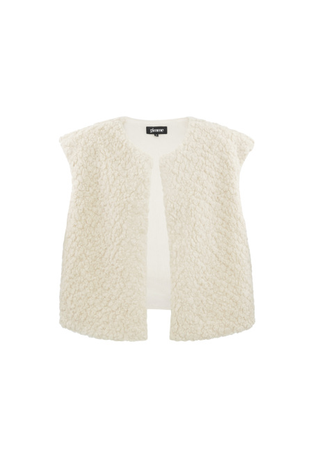 Woven Polyester Fiber Gilet Femme Casual Solid Color Fall/Winter 2