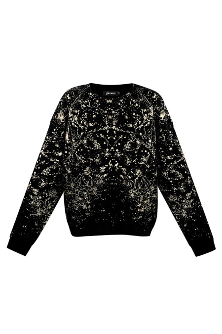 Pulls Tricotés En Fibre De Polyester Pour Femmes Design À Motifs Sportif 2