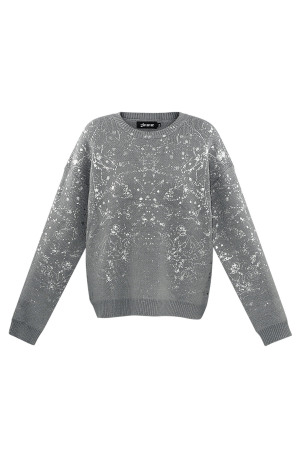 Pulls Tricotés En Fibre De Polyester Pour Femmes Design À Motifs Sportif h5 