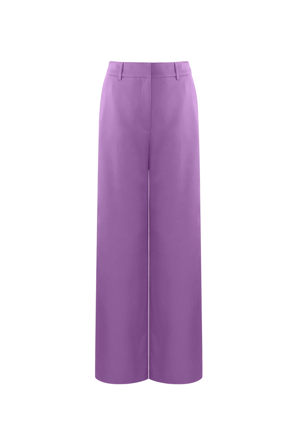 Pantalon Droit Femme Tissé Casual Couleur Unie