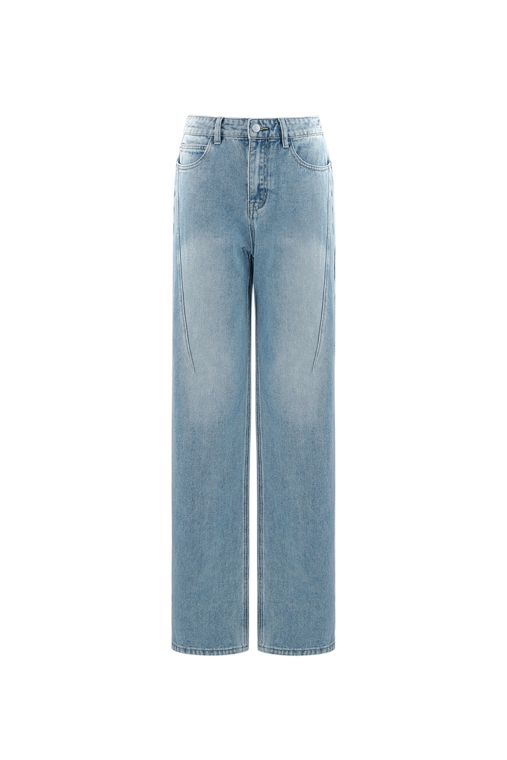 Jean Large À Taille Haute Pour Femme 