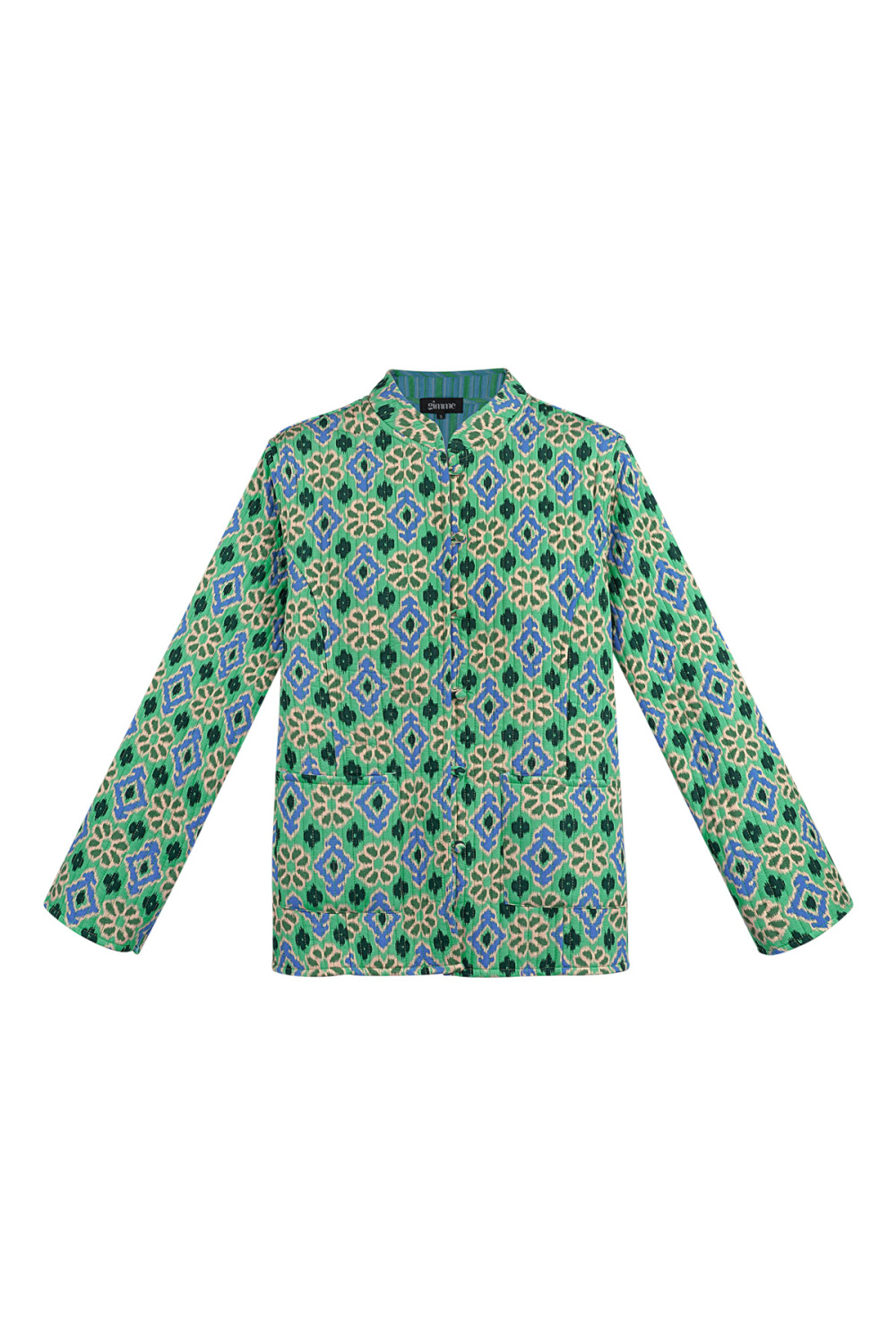Veste Femme En Rayonne Imprimé Géométrique 