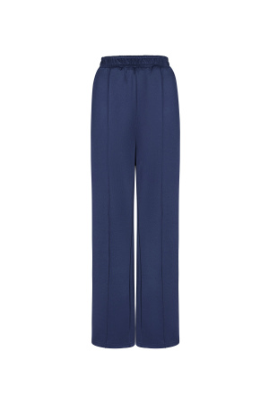 Pantalon Droit Femme Tissé Sporty Motif Cœur h5 
