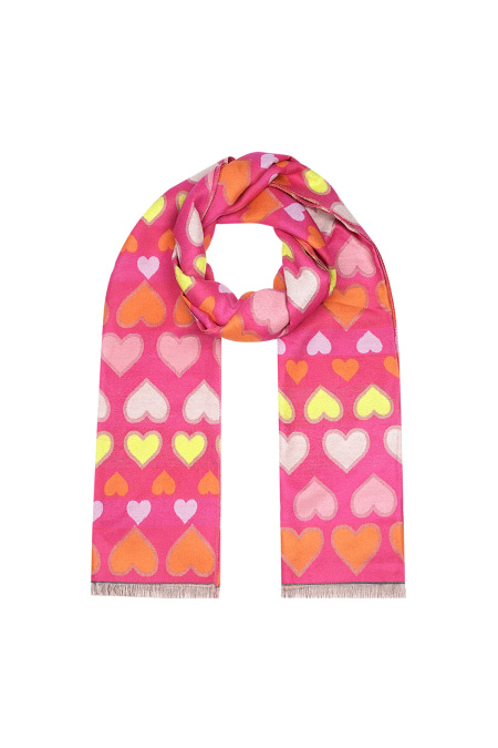 Foulard coeurs all over 2