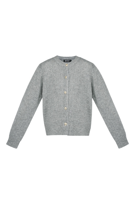 Cardigan Tricot Nylon Femme Classique Boutonnage Léger 2