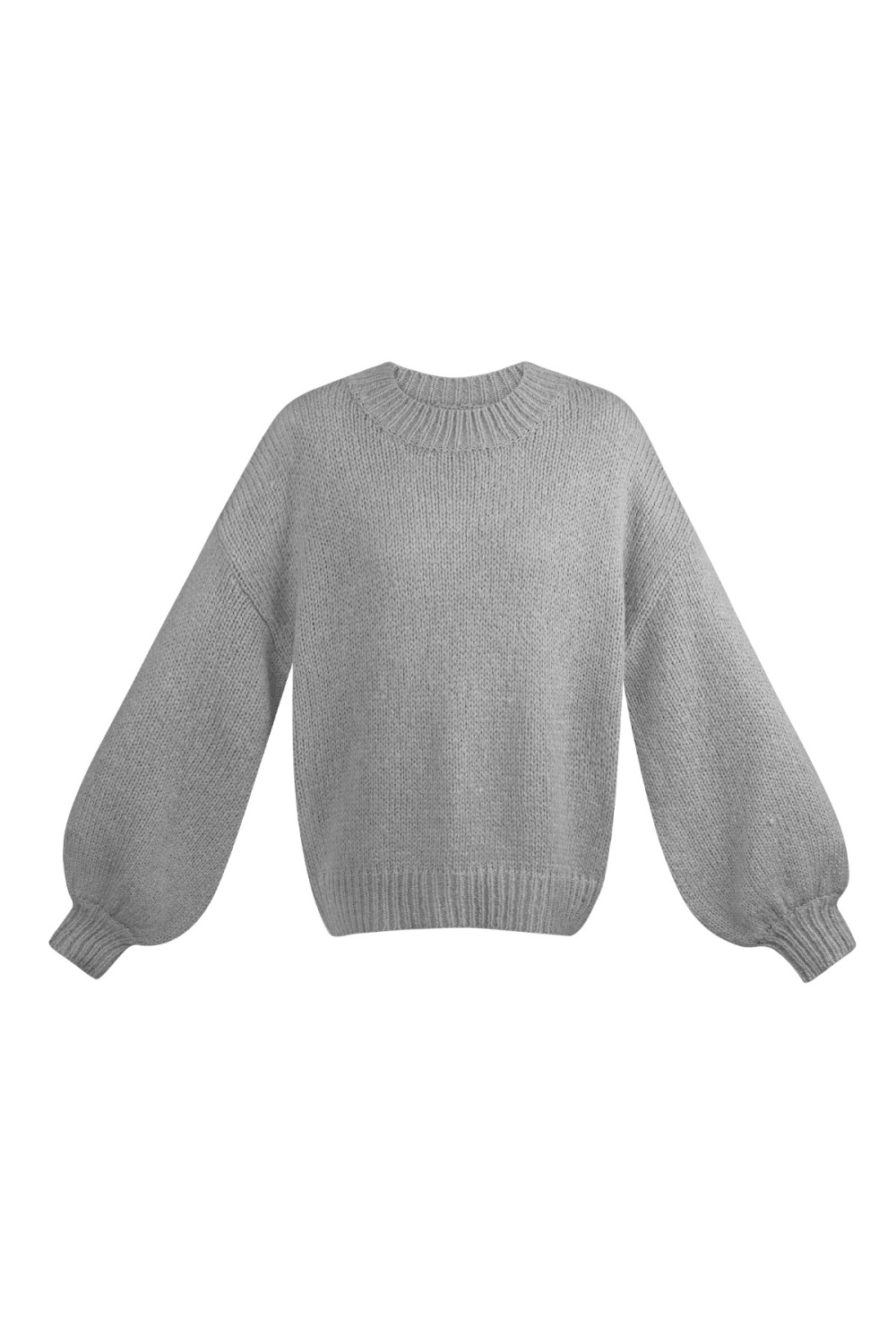 Pull En Maille Nylon Femme Oversized Coupe Lâche 