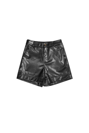 Shorts Femme En Pu Taille Haute Mode h5 