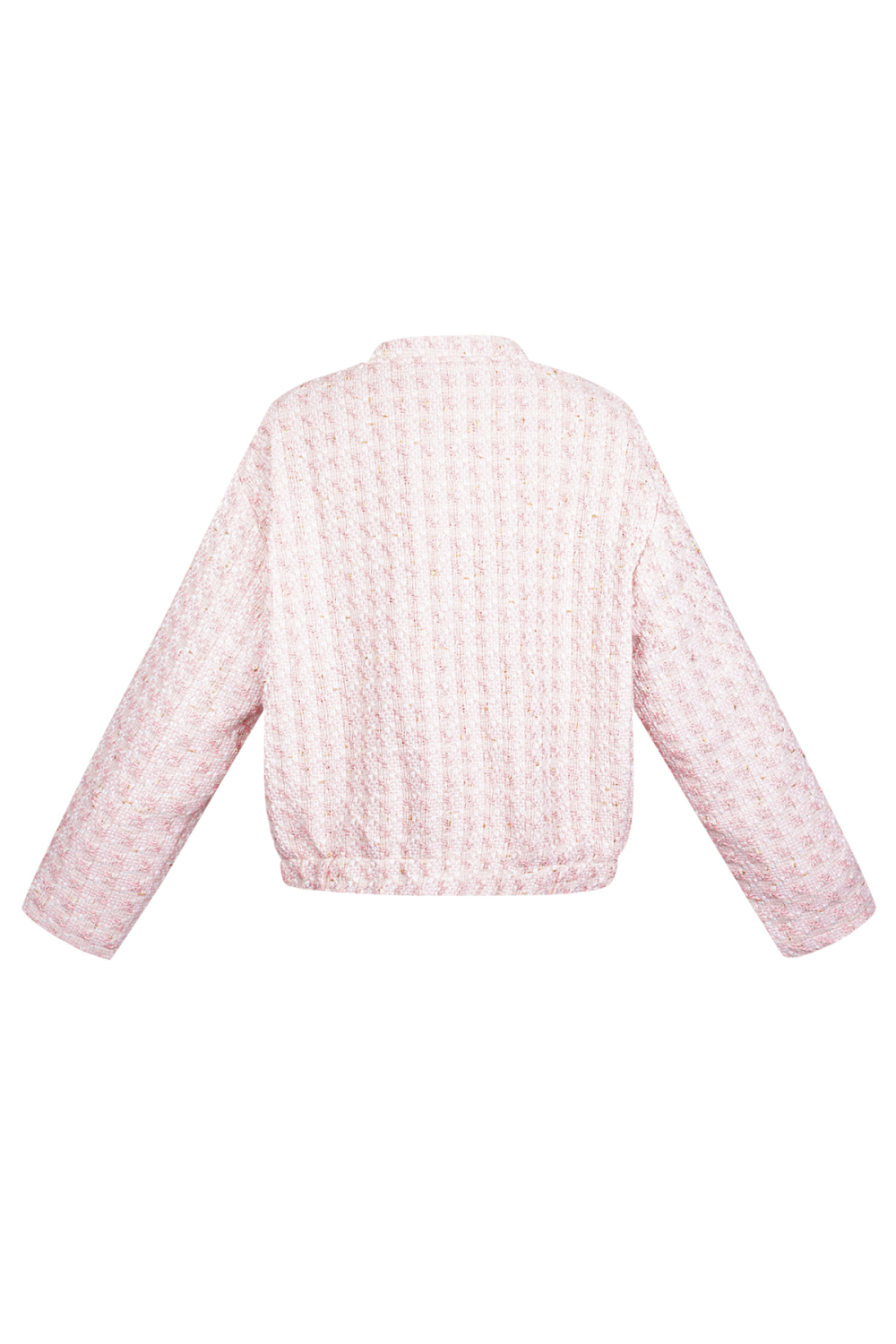 Veste En Polyester Pour Femme Style Tweed Fermeture À Boutons Classique Image6