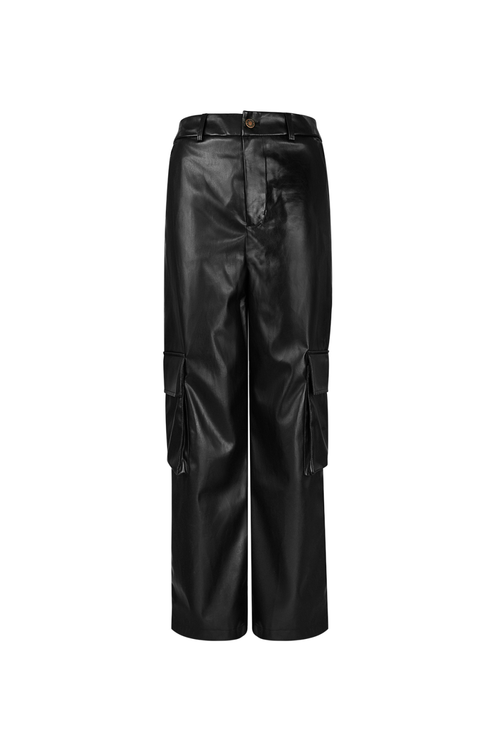 Pantalon Droit Femme Tissé Couleur Unie Élégant Automne/Hiver 