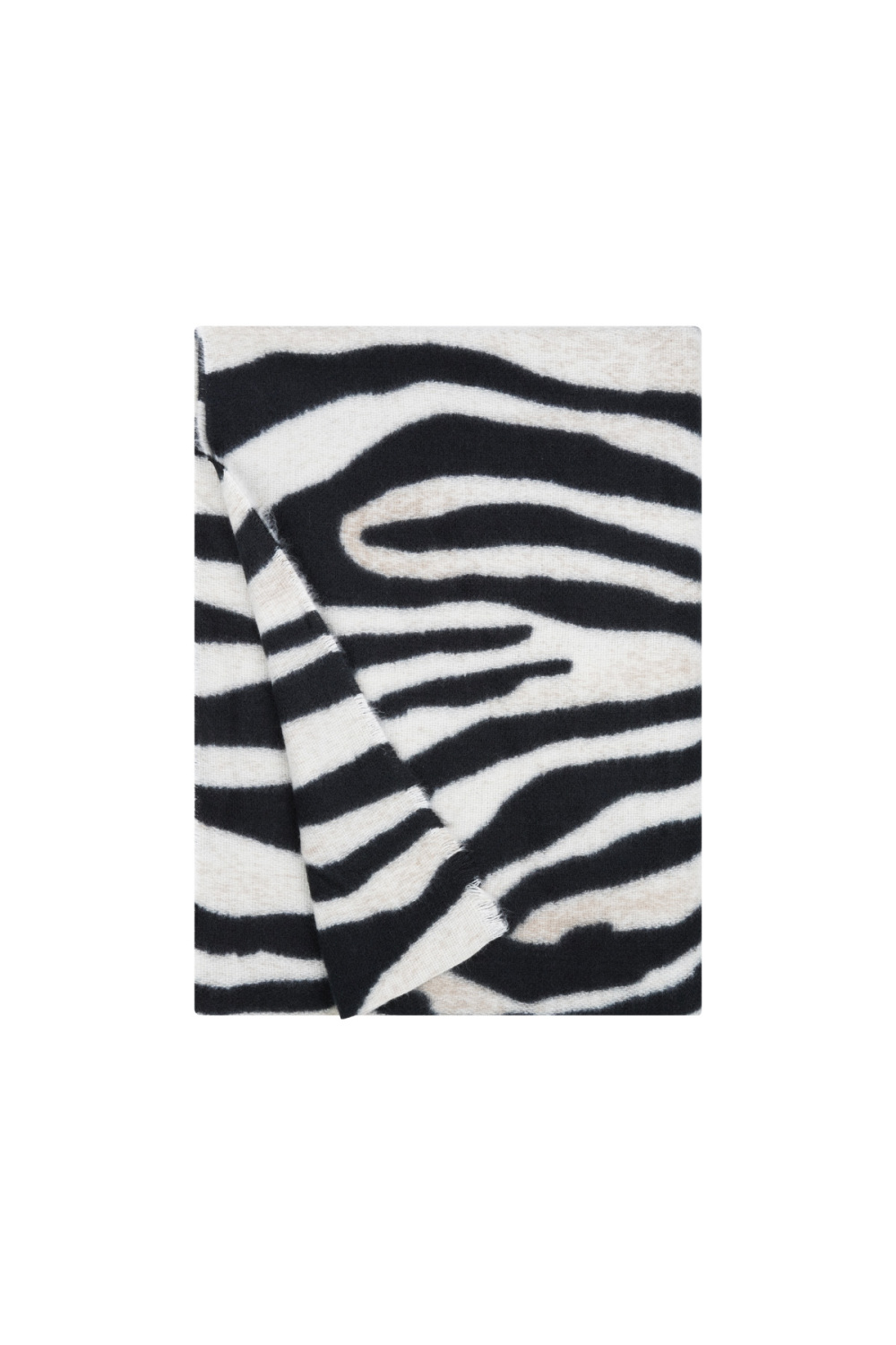 Foulard Imprimé Zèbre - Noir Et Blanc Image4