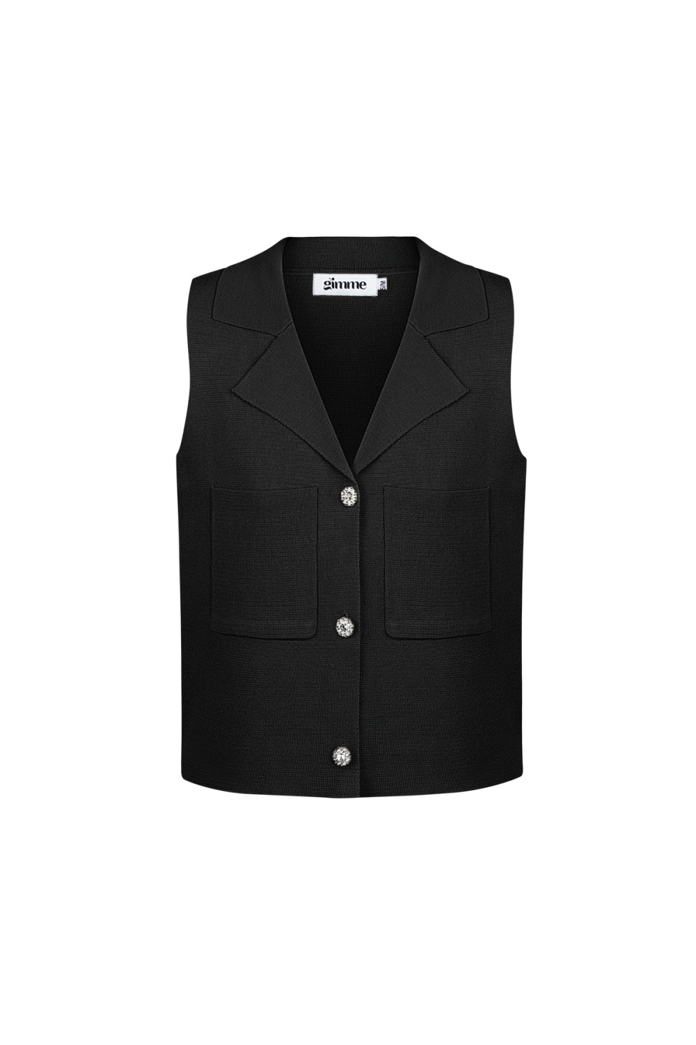 Top Sans Manches En Viscose Pour Femme Col En V Boutonné 