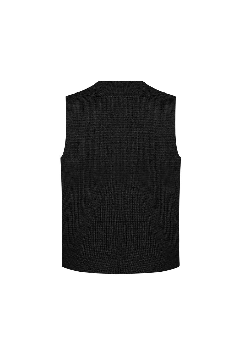 Top Sans Manches En Viscose Pour Femme Col En V Boutonné Image8