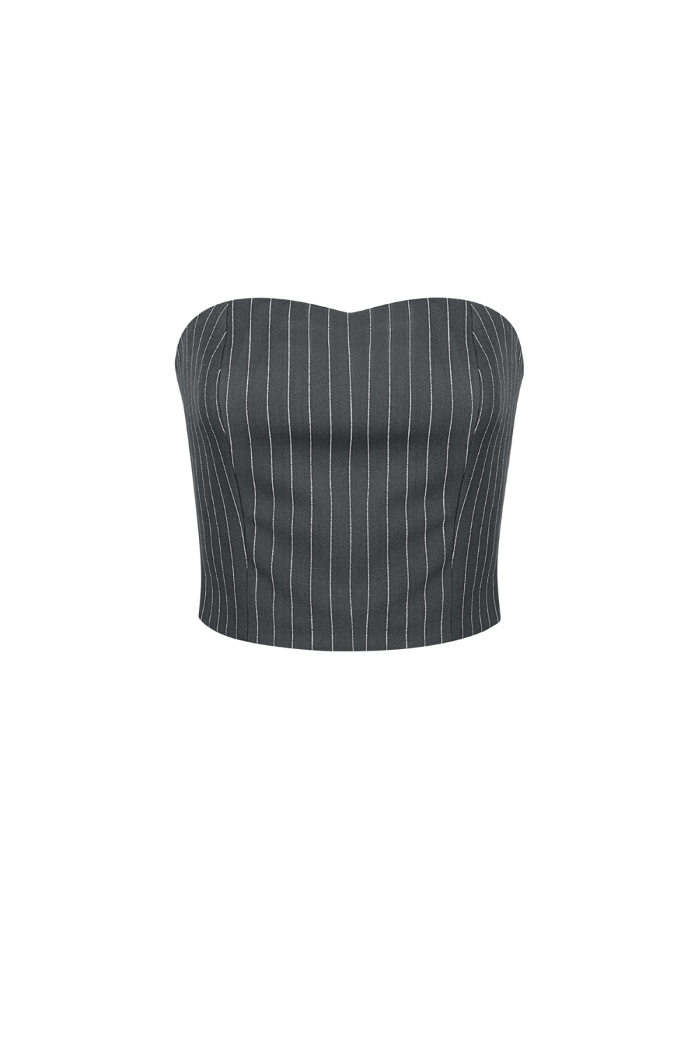Top Sans Manches Femme En Polyester Conception Structurée À Rayures Fines 