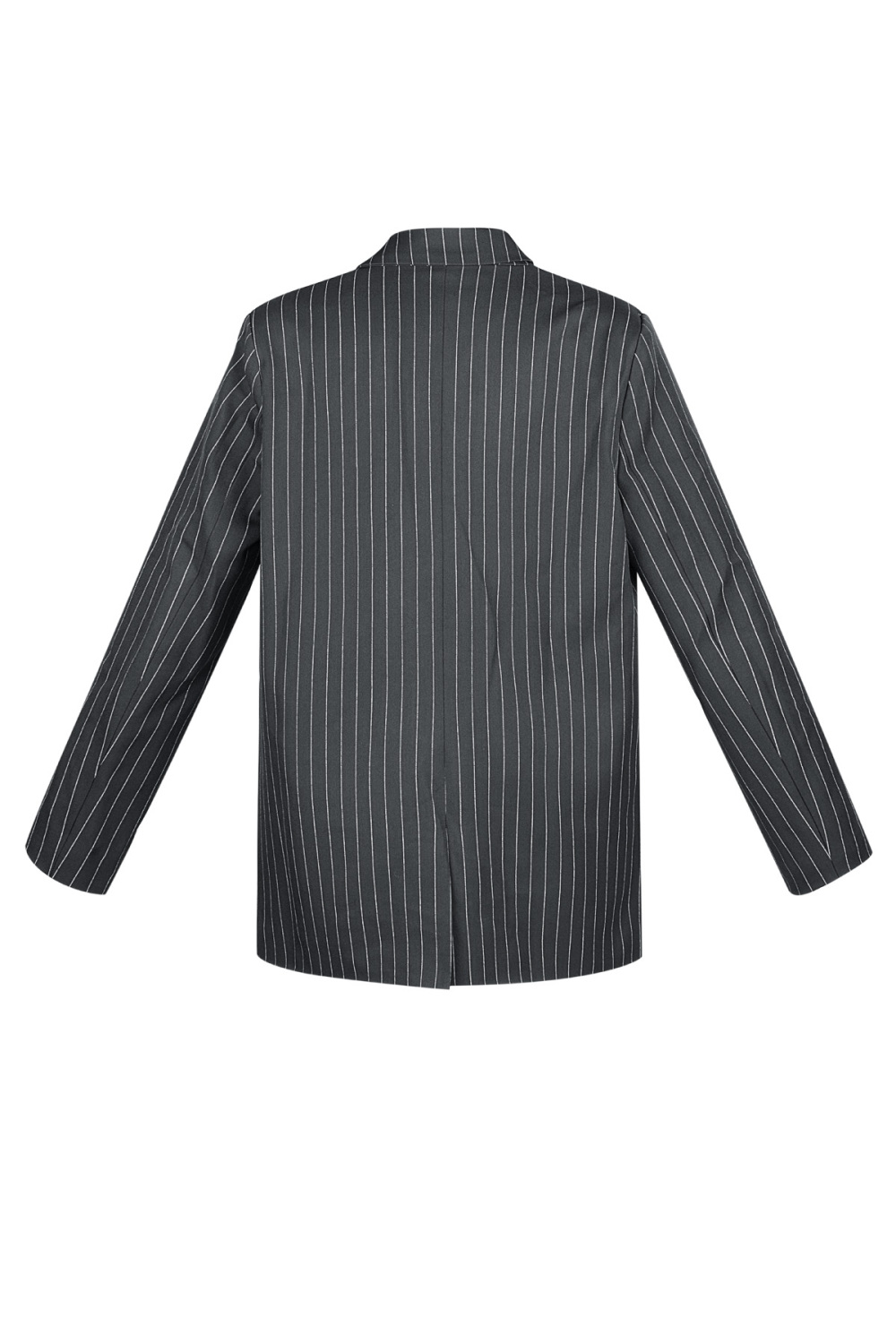 Ensemble Costume Femme Polyester Double Boutonnage Rayures Fines Image7