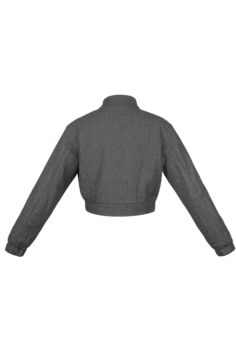 Veste Courte Femme En Polyester Style Utilitaire Fermeture Éclair Avant Image10
