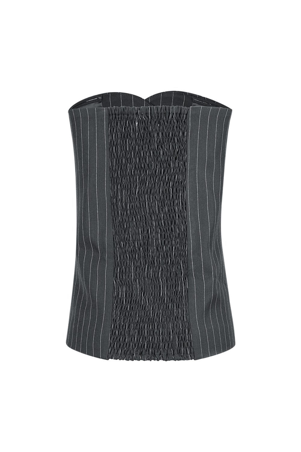 Polyester Haut Femme Sans Manches Rayures Design Formel Image5