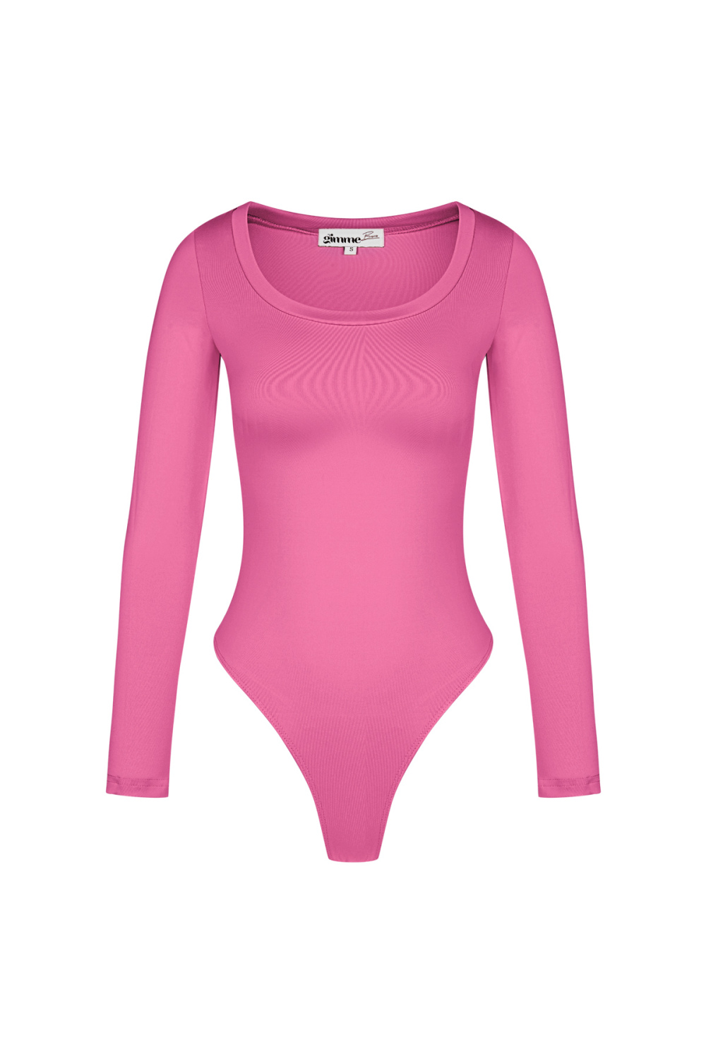 Polyester Femme Body À Manches Longues Haute Élasticité Taille Cintrée 