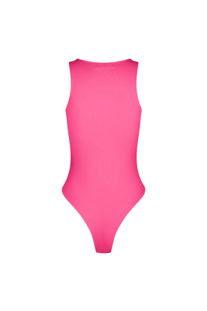 Polyester Femme Body Sans Manches Col Montant Form-Fitting h5 Image2