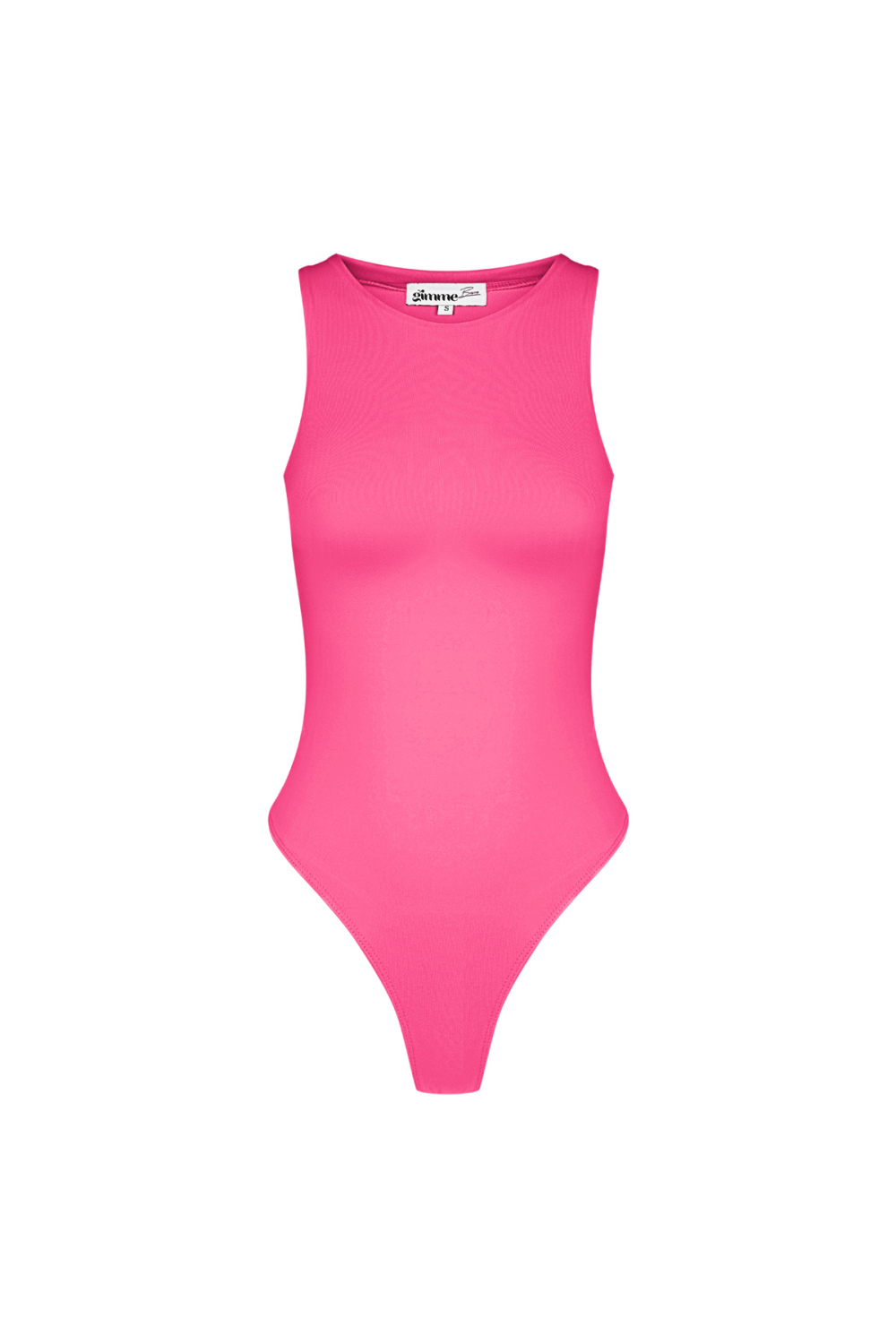 Polyester Femme Body Sans Manches Col Montant Form-Fitting 