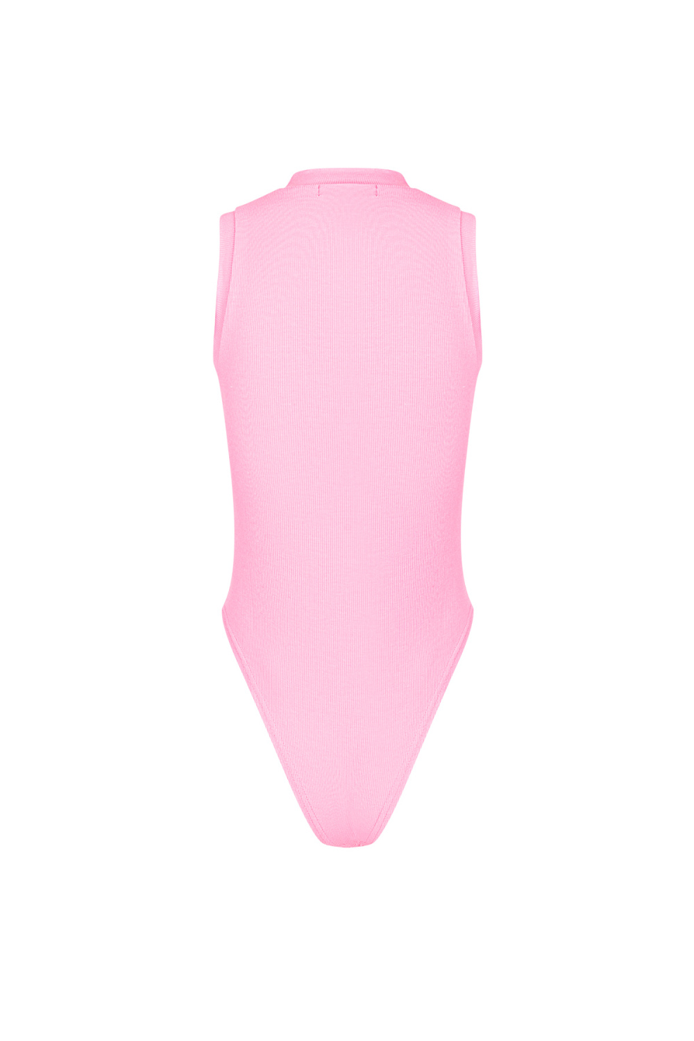 Viscose Femme Body Sans Manches Col Montant Design Minimaliste Image2