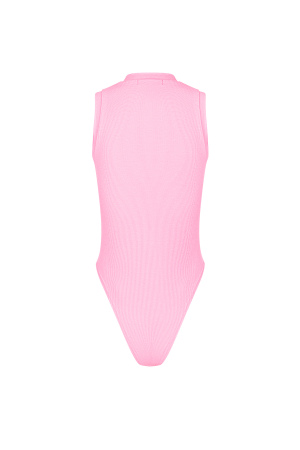Viscose Femme Body Sans Manches Col Montant Design Minimaliste h5 Image2