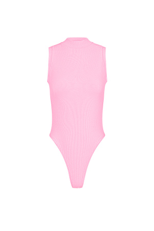 Viscose Femme Body Sans Manches Col Montant Design Minimaliste h5 