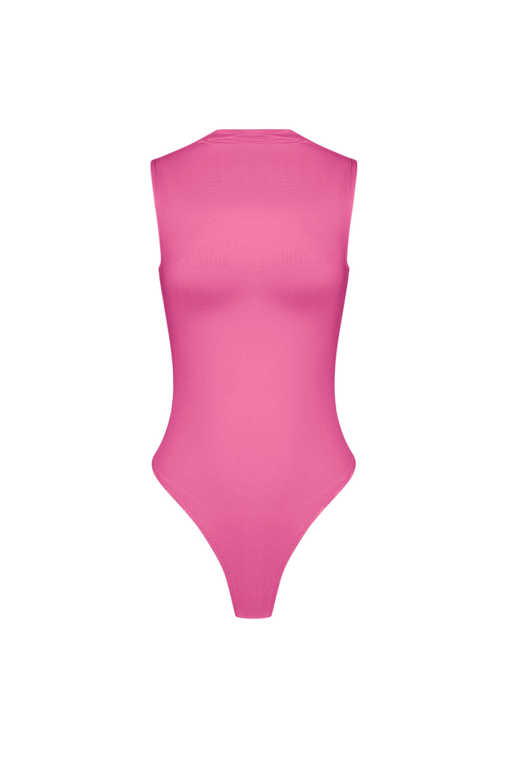 Maille Élastique Body Femme Col Montant Design Minimaliste 