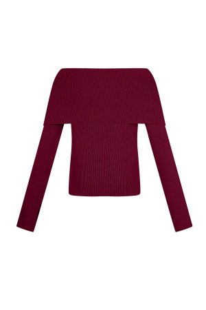 Pull En Viscose Femme Design Épaules Dénudées Confort Ajustement h5 Image12