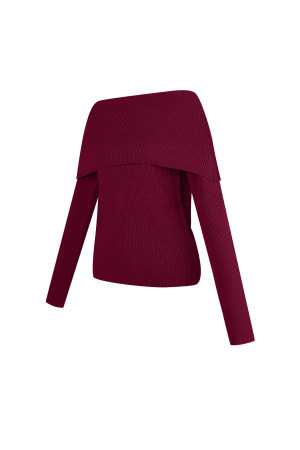 Pull En Viscose Femme Design Épaules Dénudées Confort Ajustement h5 Image2