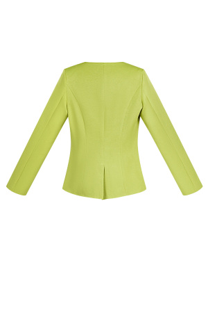 Blazer Femme Polyester Col Carré Coupe Cintrée h5 Image3