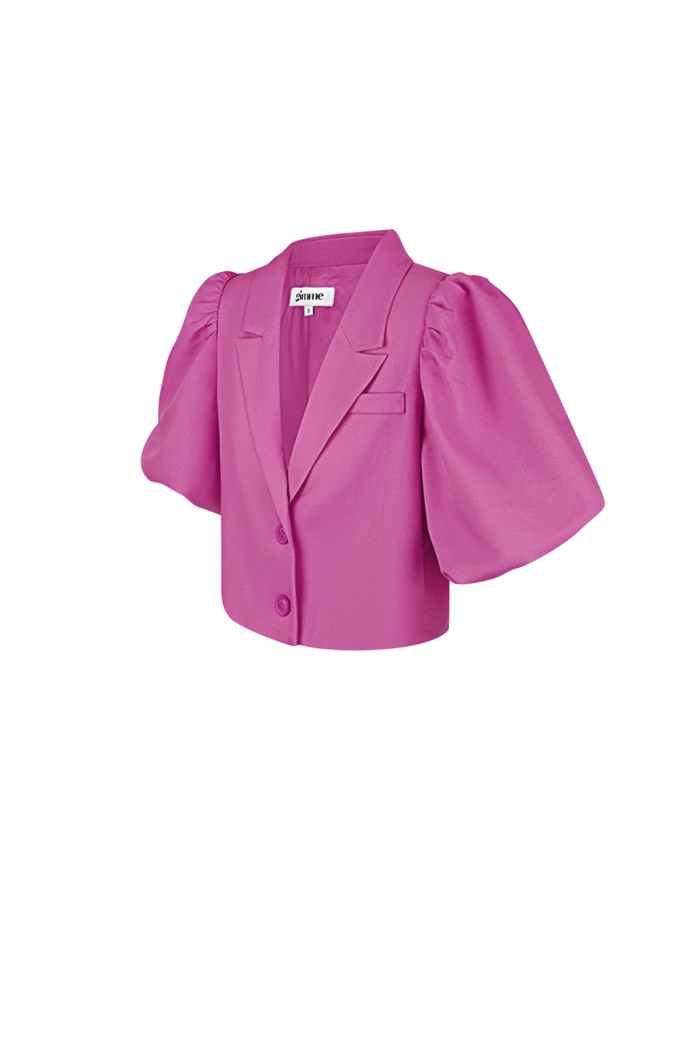 Ensemble De Costume Femme En Polyester Manches Ballon Veste Courte Image2