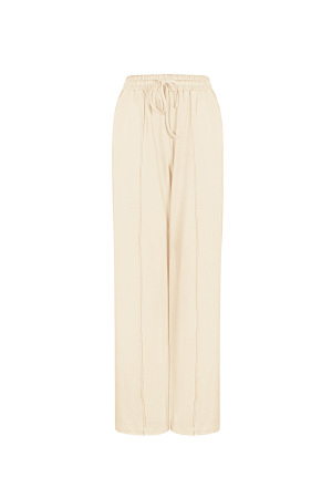 Coton Pantalons Larges Femme Ceinture À Cordon Confortable h5 