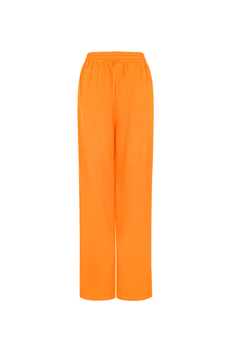 Coton Pantalons larges Femme Ceinture à cordon confortable 2