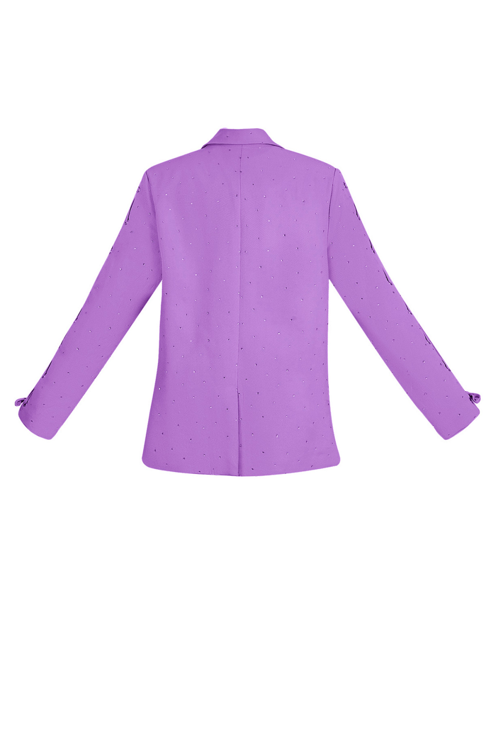 Ensemble De Blazer Femme En Polyester Avec Manches À Lacets h5Image3