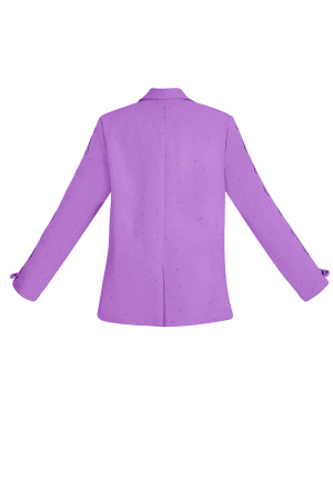 Ensemble De Blazer Femme En Polyester Avec Manches À Lacets h5 Image3